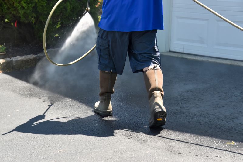 Driveway Cleaning Process